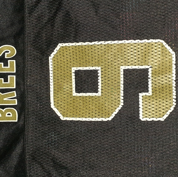 2009 Drew Brees Reebok New Orleans Saints Football Jersey NFL Vintage - Picture 7 of 7